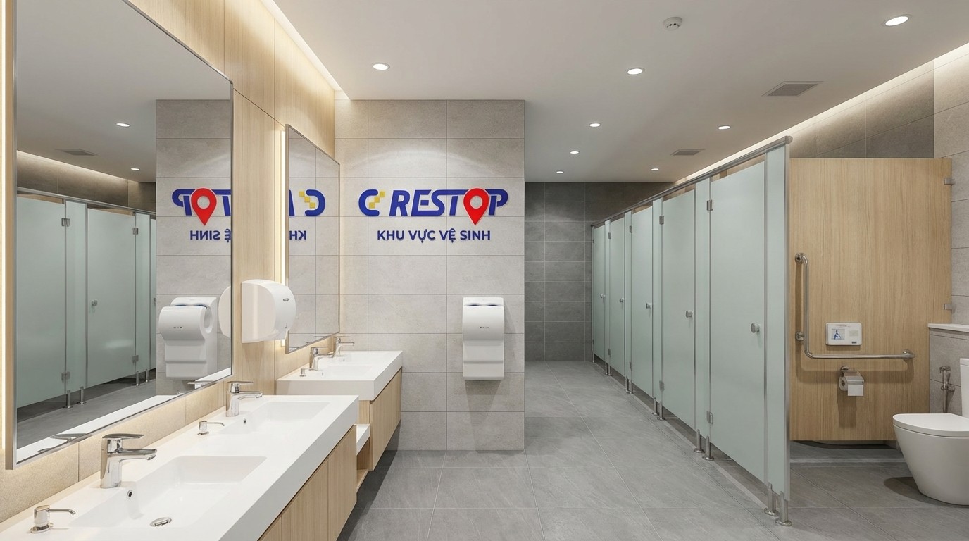 Khu vực vệ sinh 5 sao